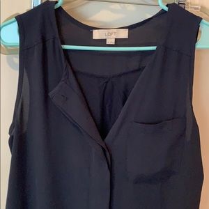 Thick strapped blouse